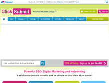 Tablet Screenshot of clicksubmit.co.uk
